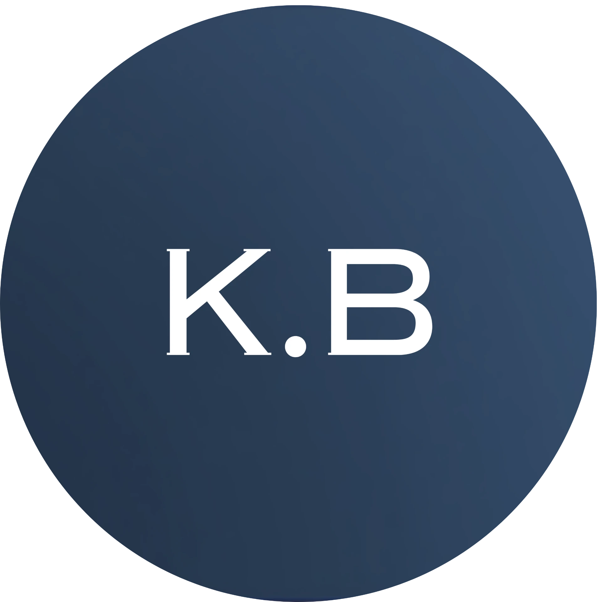 K.B Consultancy logo — client case by bfound.